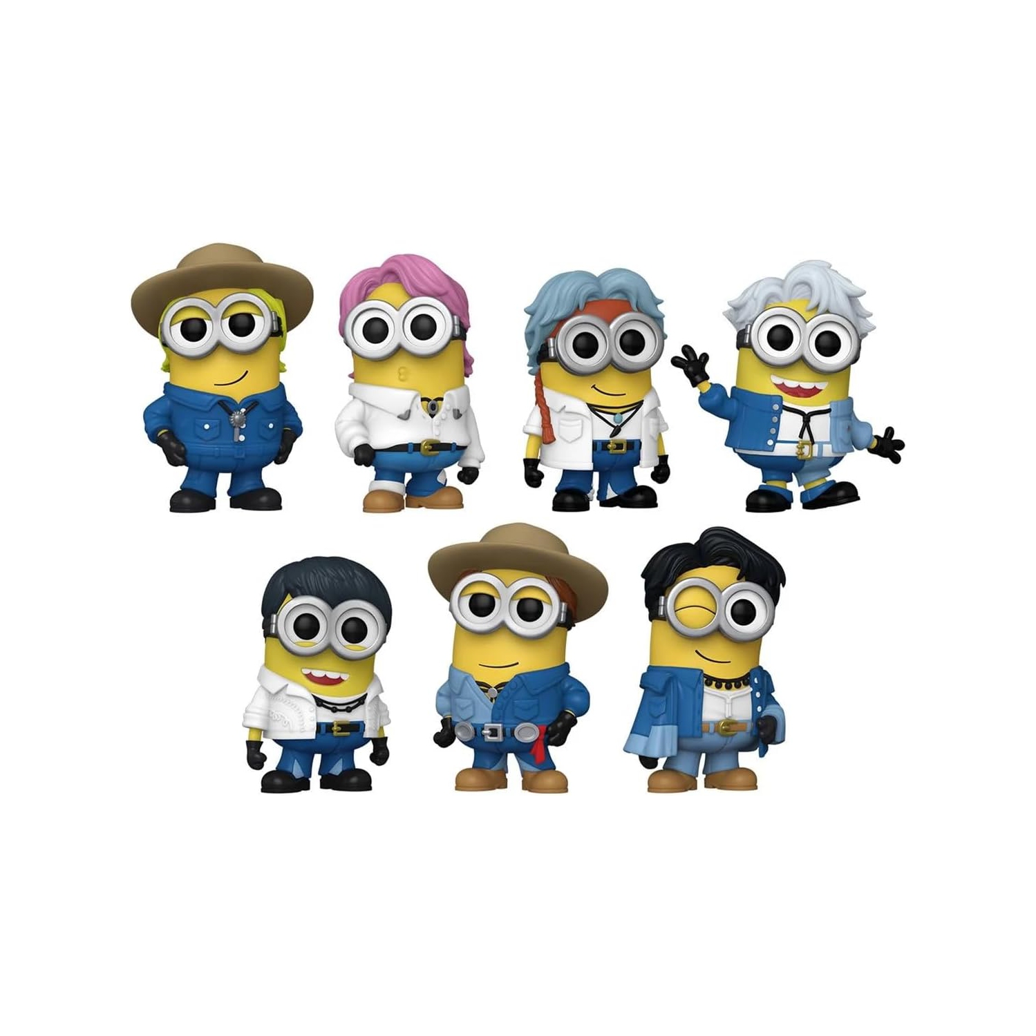 Funko Pop! Despicable Me 4 Minions x BTS Funko Pop! Vinyl Figure 7-Pack - Entertainment Earth Exclusive