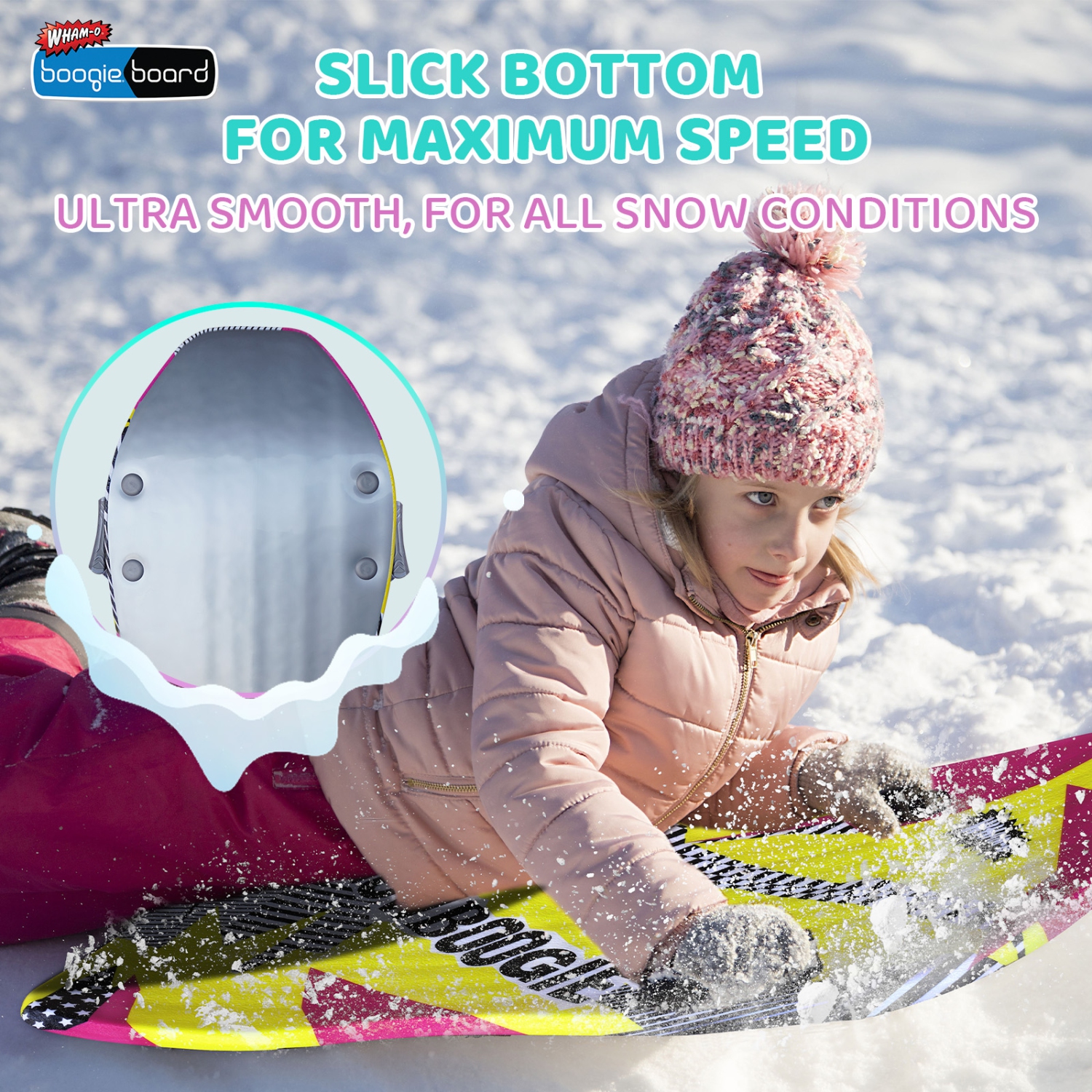 Plastic Snowboard Superio Flying Carpet Snow Sled - 36 Inch Roll