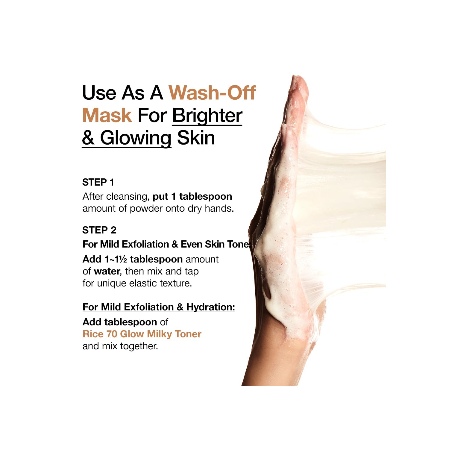 ANUA RICE NETTOYANT LIMINATEUR ENZYMATIQUE, soins de la peau coréens, sans parfum,