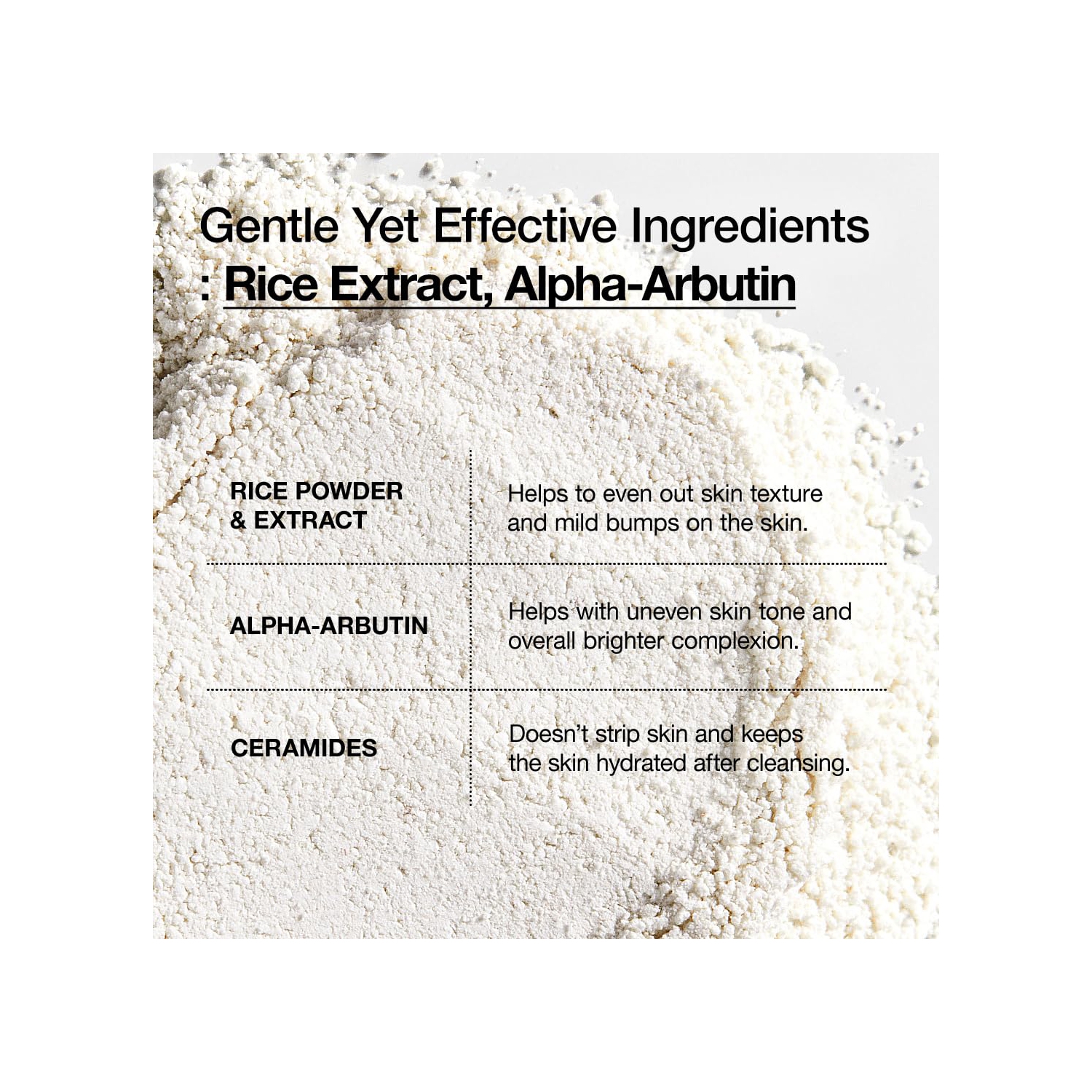 ANUA RICE NETTOYANT LIMINATEUR ENZYMATIQUE, soins de la peau coréens, sans parfum,