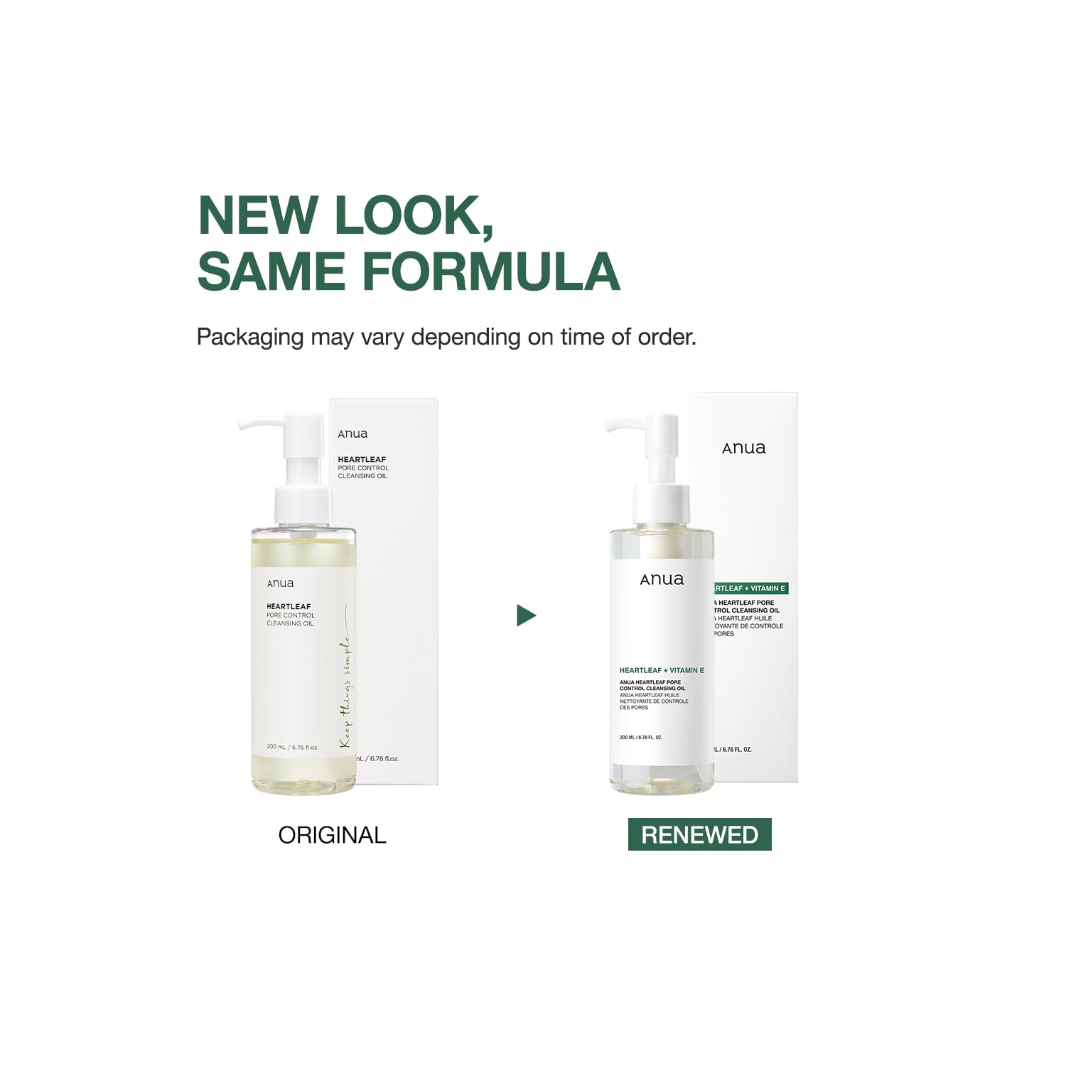 Anua Heartleaf Pore Control Cleansing Oil, Original, 6.76 fl oz