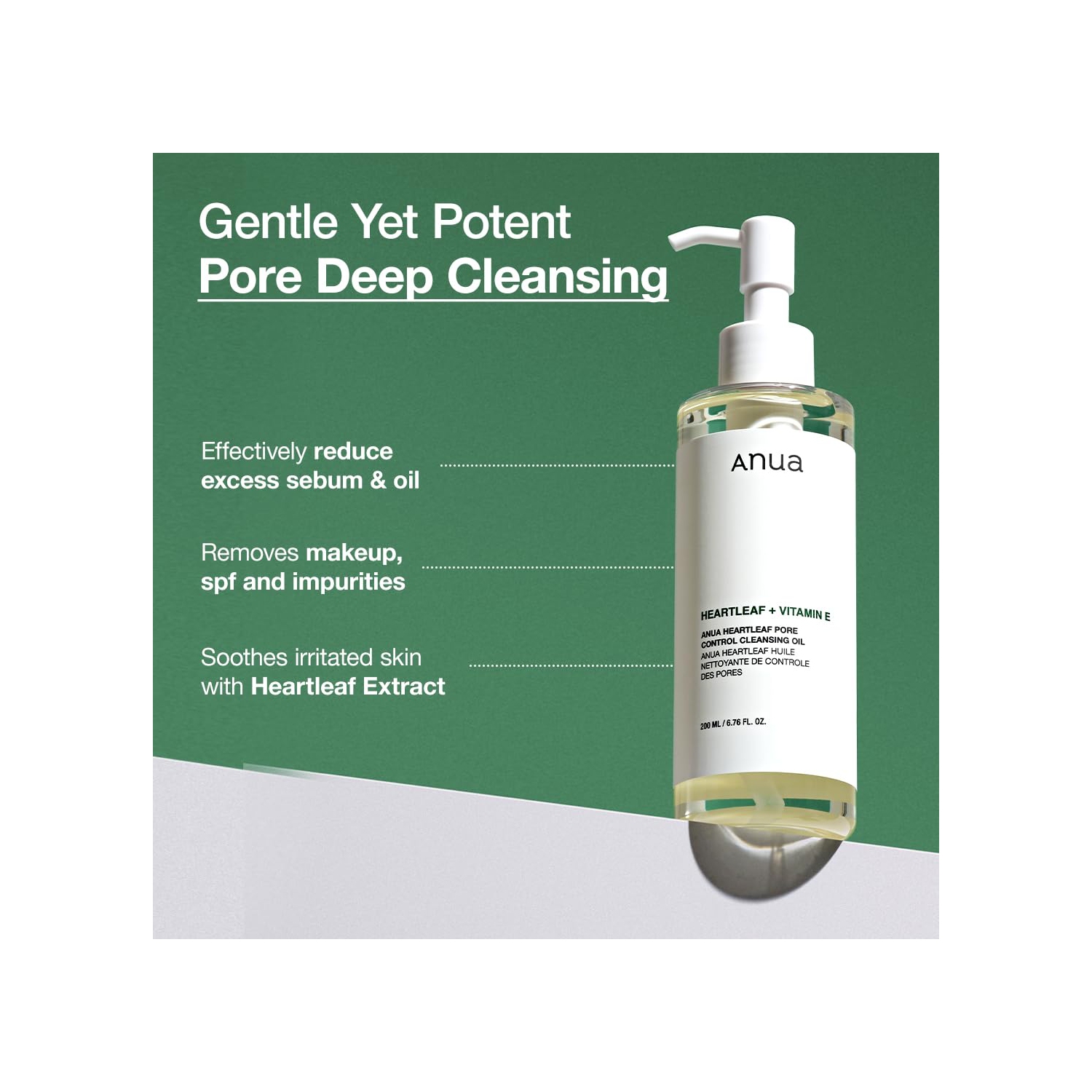 Anua Heartleaf Pore Control Cleansing Oil, Original, 6.76 fl oz