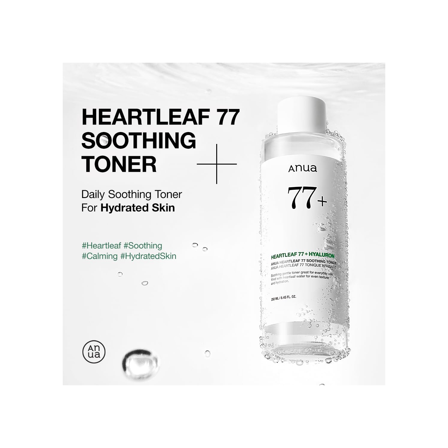 Anua Heartleaf 77 Soothing Toner I pH 5.5, Cruelty Free & Vegan