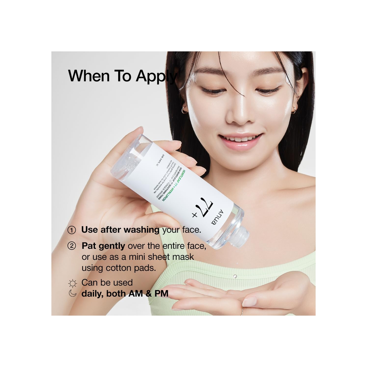 Anua Heartleaf 77 Soothing Toner I pH 5.5, Cruelty Free & Vegan