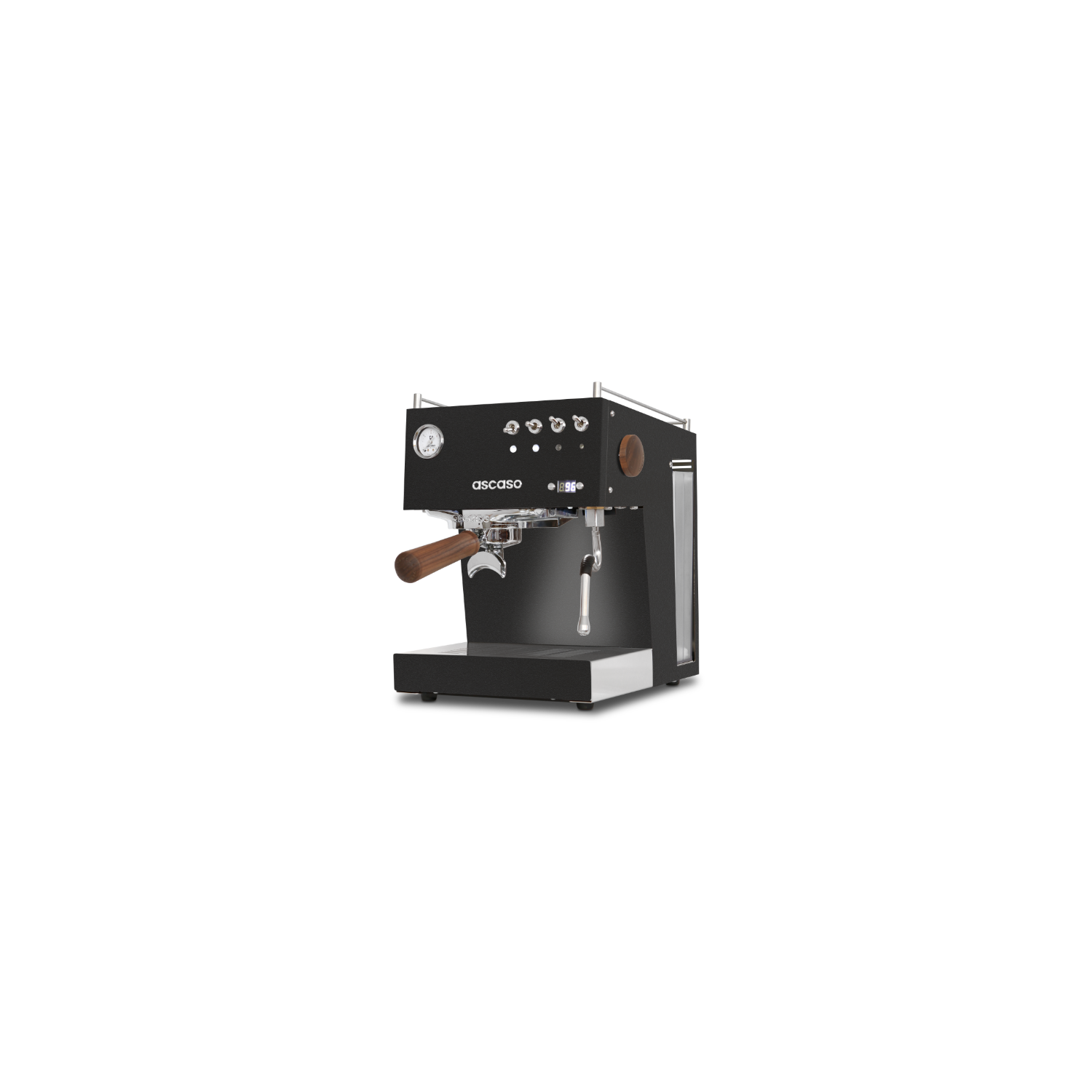 Machine à espresso à un bloc polyvalent UNO PID d'Ascaso Steel avec mousseur manuel 120&nbsp;V - Noir