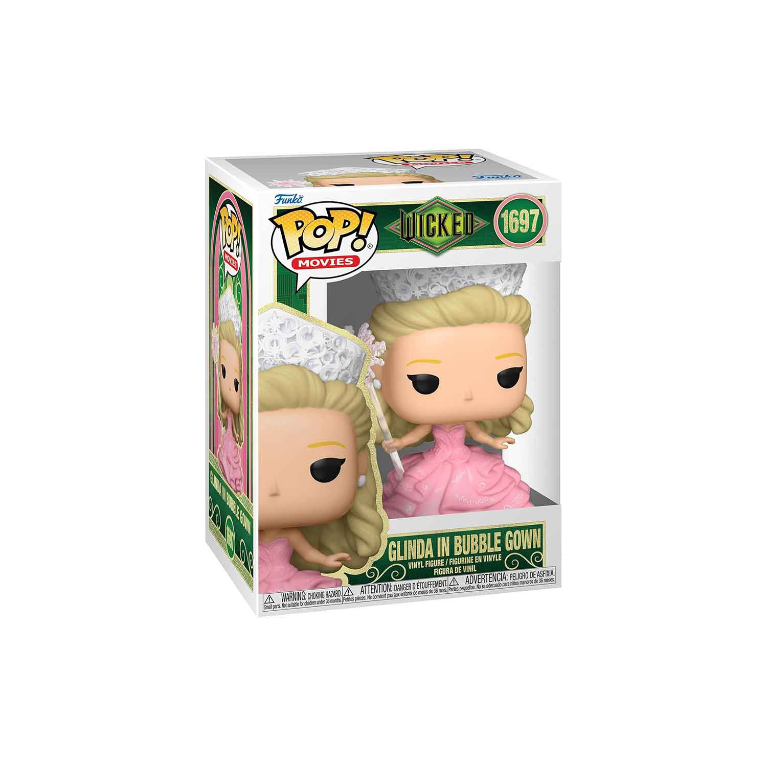 Pop Movies Wicked 3.75 Inch Action Figure - Glinda in Bubble Gown #1697