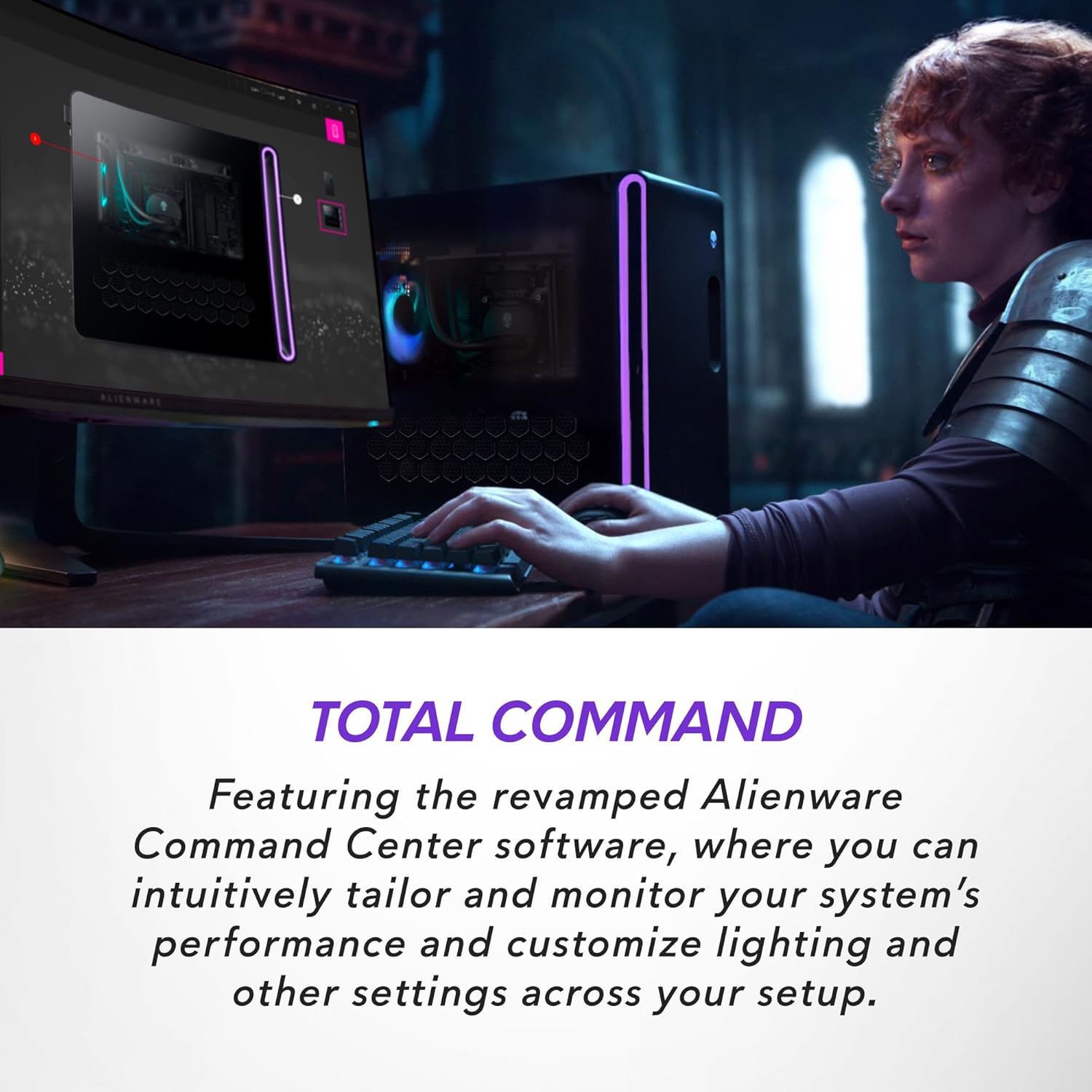 Ordinateur de jeu Alienware Aurora R16 – Core i9-13900F d'Intel, mémoire vive DDR5 d'32&nbsp;Go, disque SSD d'1&nbsp;To + disque dur 1&nbsp;To, carte