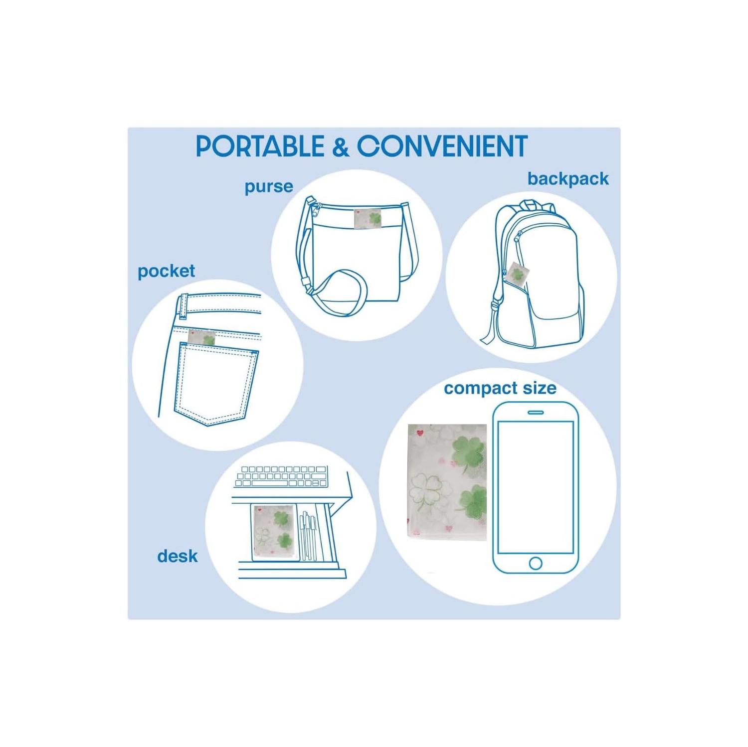 Disposable Toilet Seat Covers for Travel - Portable, Full Coverage, Non-Woven Fabric, Waterproof & thicken paper toilet pads covers