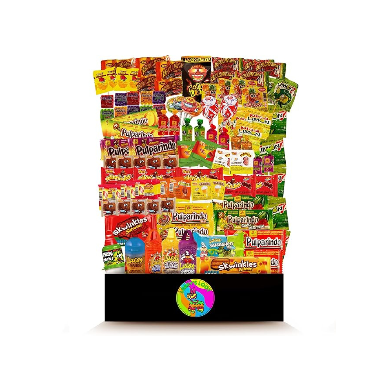 Mexican Candy Super Variety Pack by Larry's Loot | Packed with More of The Good Stuff | 100 Pieces (1.3kg)