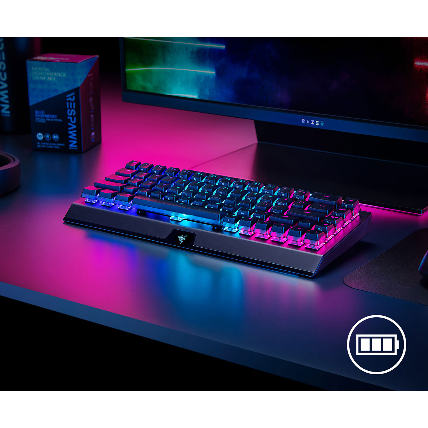 Clavier de jeu sans fil BlackWidow V4 Mini de Razer