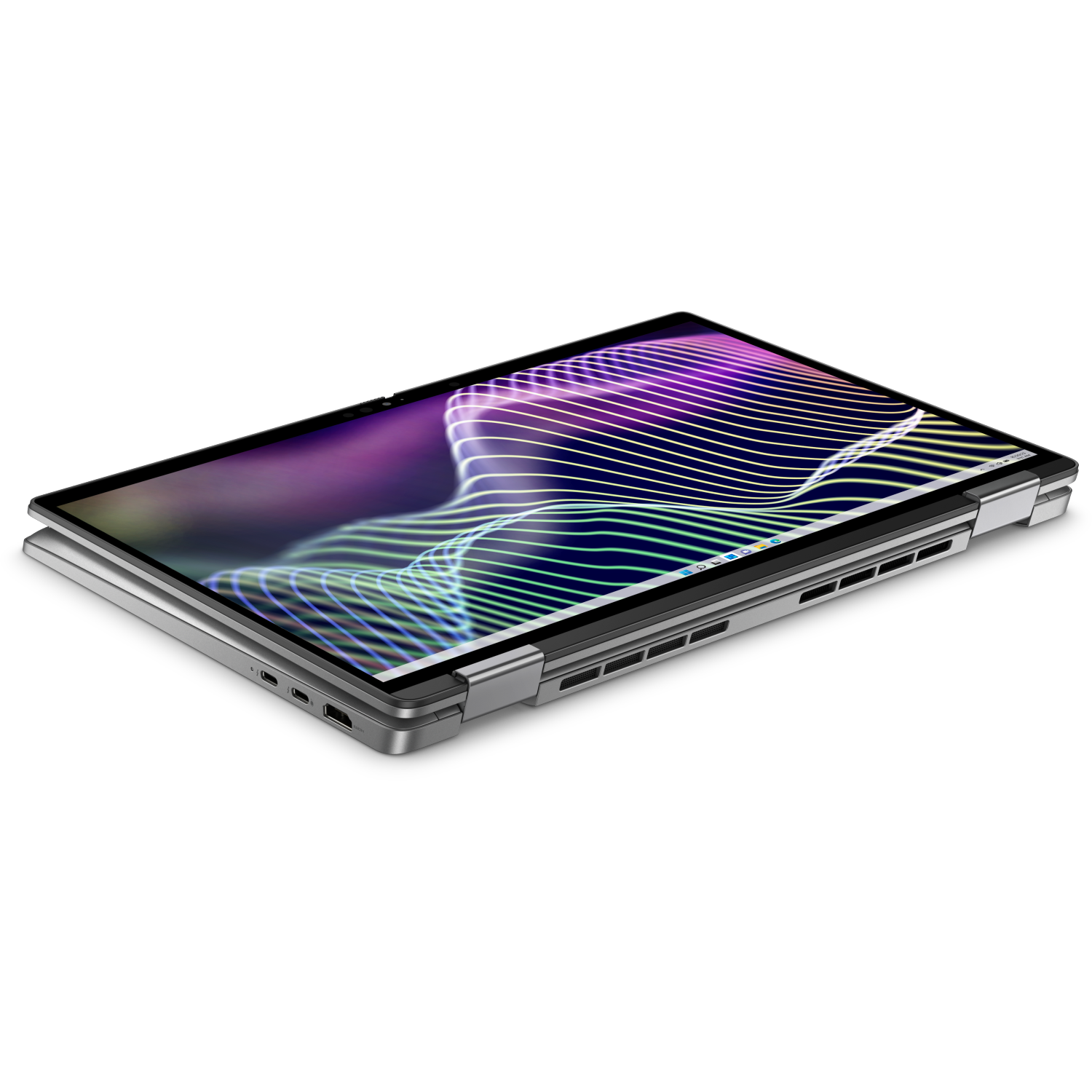 Portable Latitude de 7340 13,3&nbsp;po de Dell, Core i7-1365U d'Intel, LPDDR5 d'16&nbsp;Go, SSD d'256&nbsp;Go, Windows 11 Pro, remis à neuf Gris