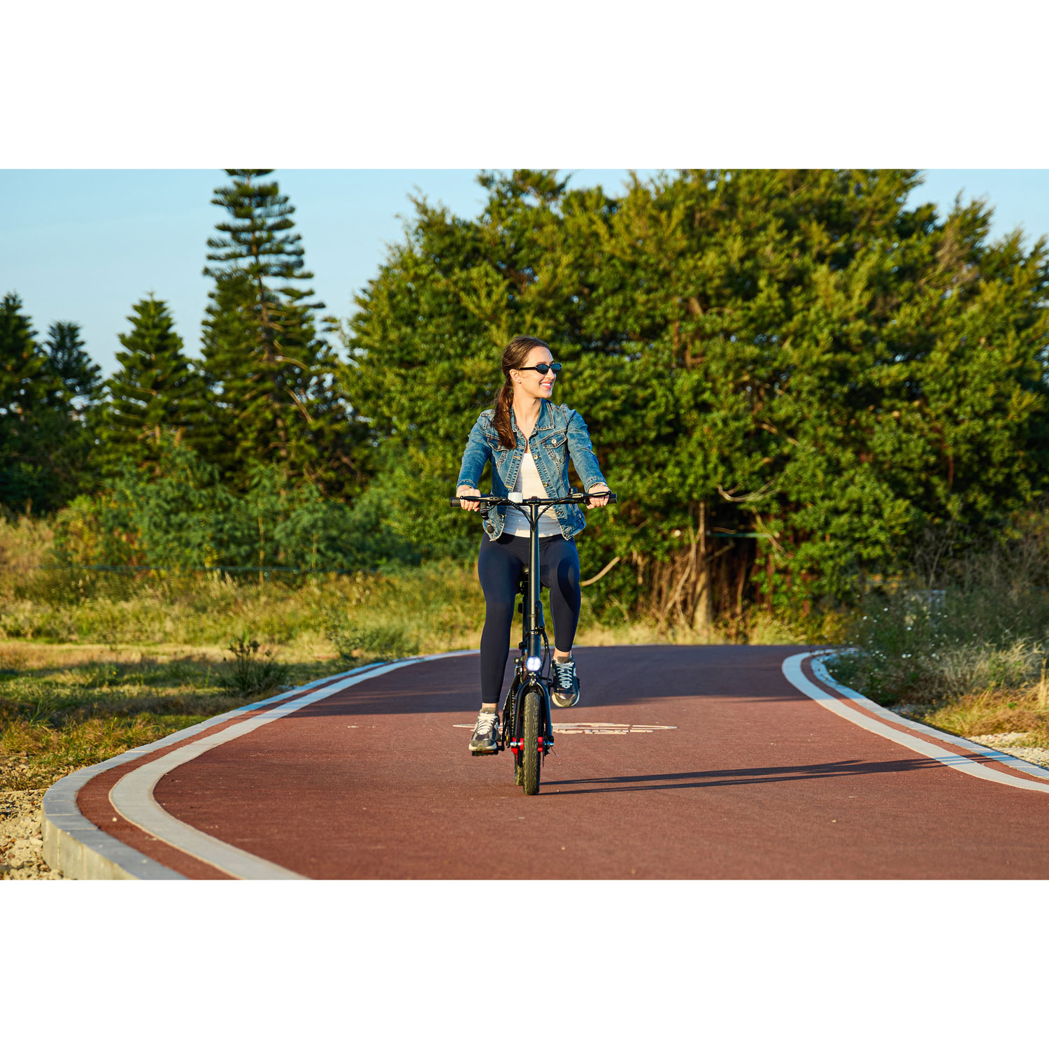 Vélo de ville électrique repliable GoBlitz de GoPowerBike - Noir