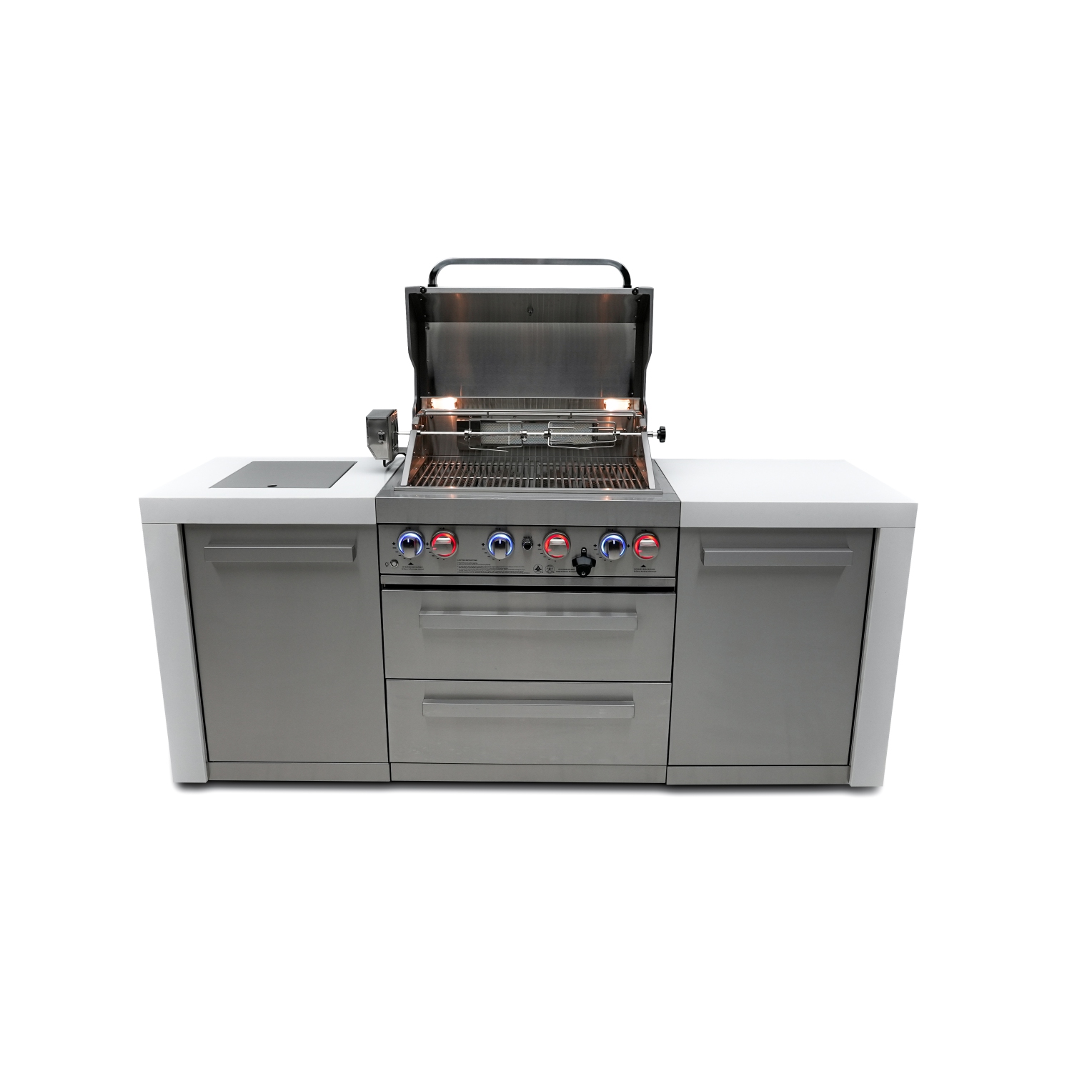 Îlot de luxe Mont Alpi 400 - Acier inoxydable de qualité marine