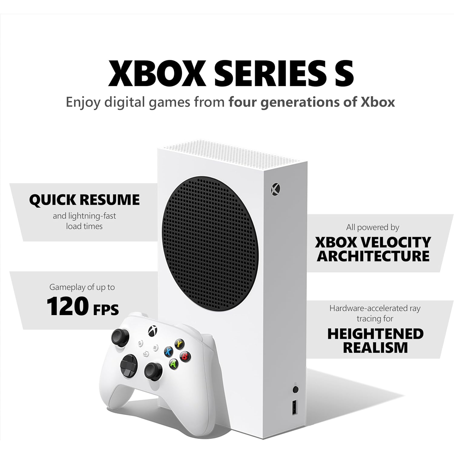 Xbox Series S 512 Go - Ensemble de démarrage -