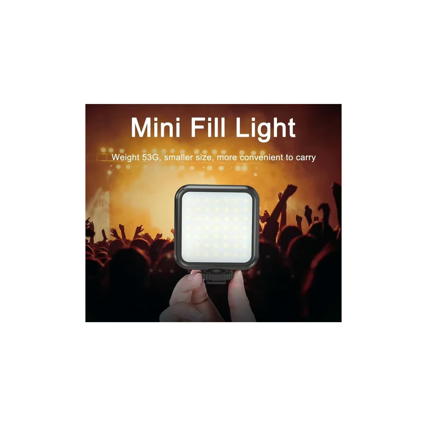 1pc - Compact Vlogging Kit with LED Light and Microphone | Pistol Grip Tripod for Stable Recording | Ideal for YouTube, TikTok Videos | Compatible