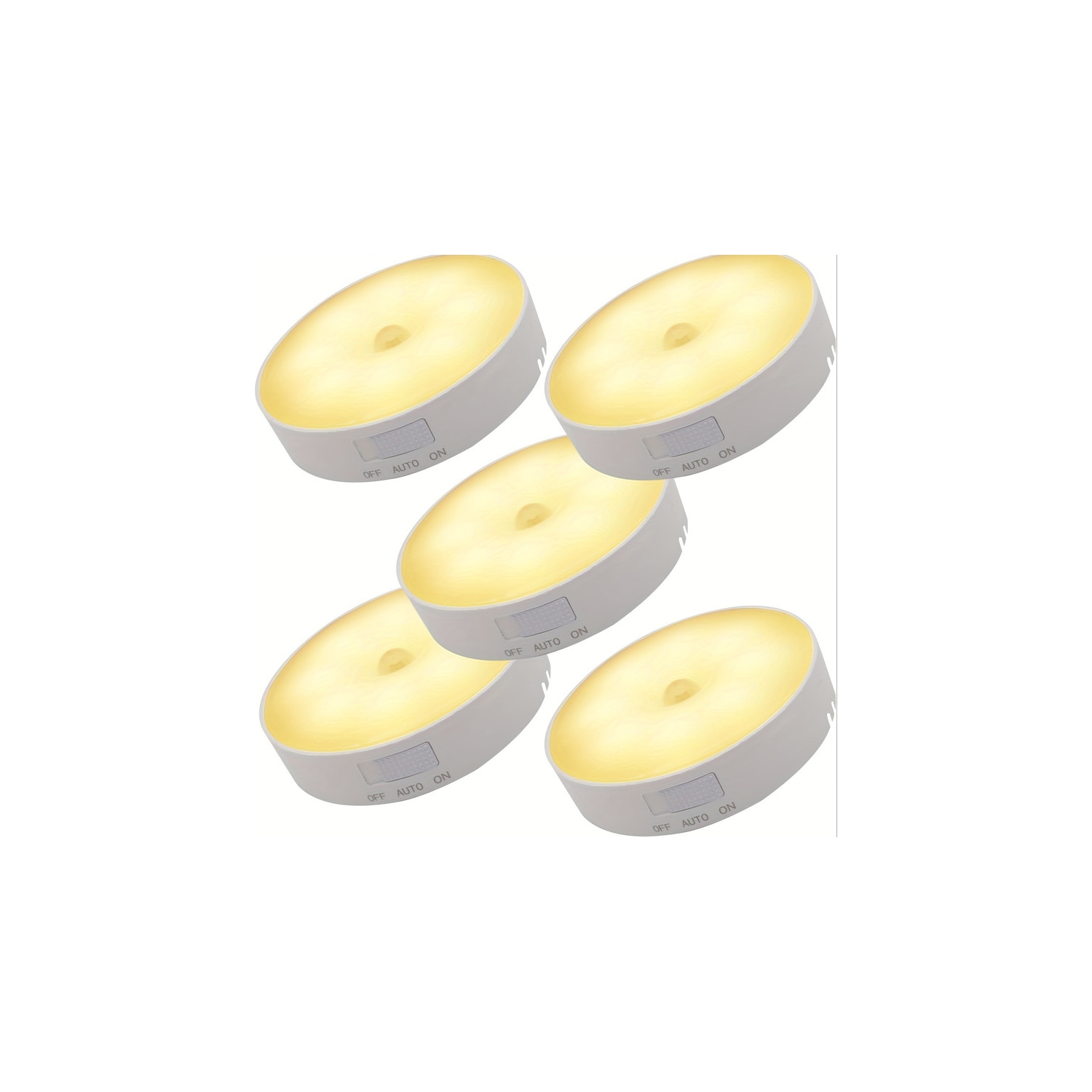 Motion sensor night light, USB charging path night light, 8 LED motion detection warm light stick, suitable