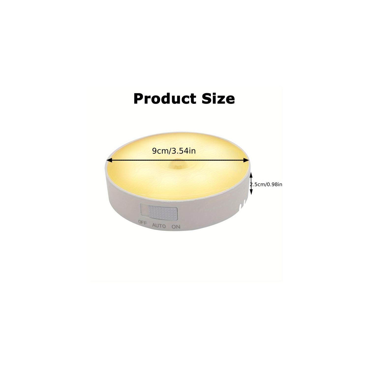 Motion sensor night light, USB charging path night light, 8 LED motion detection warm light stick, suitable