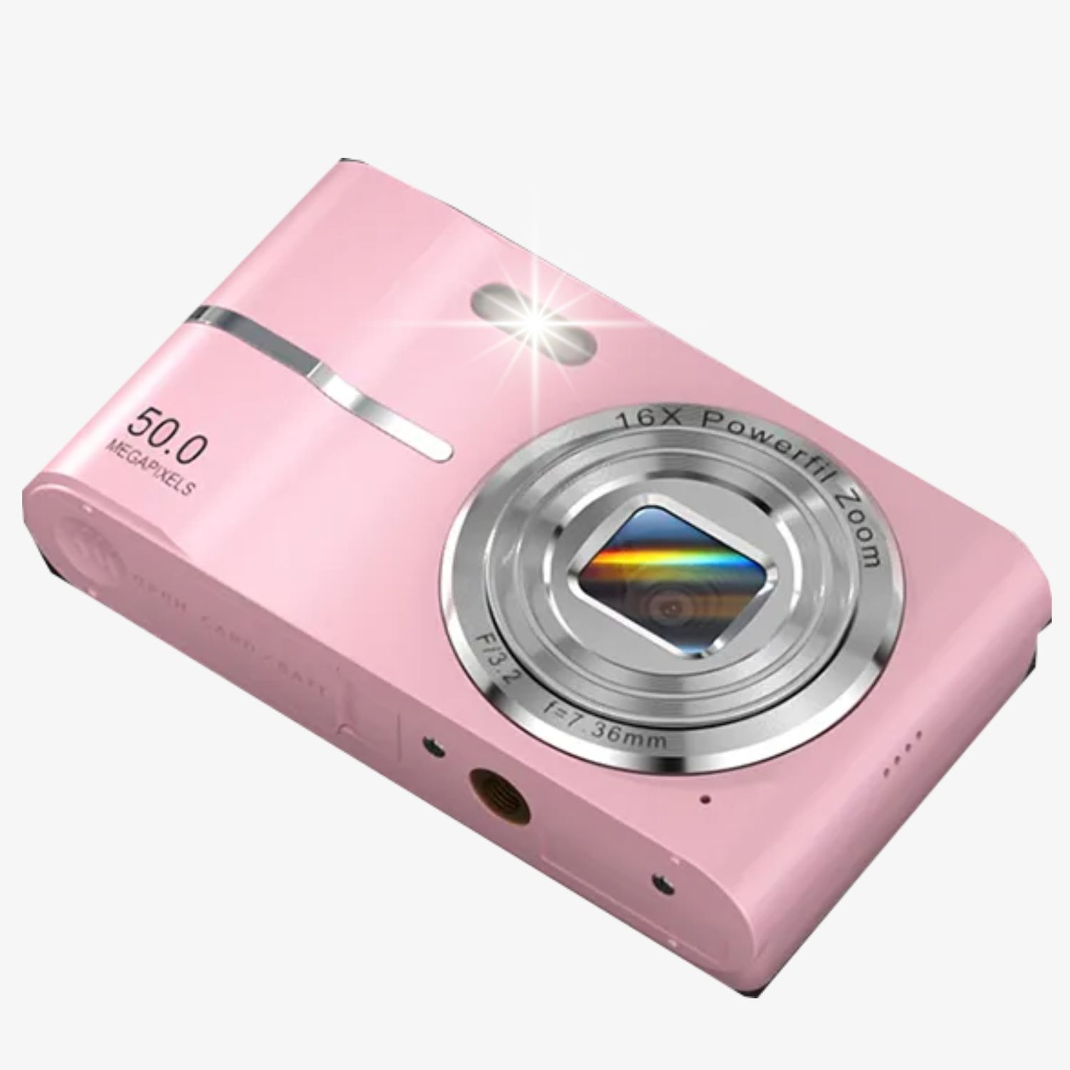 MAKATA Compact HD Digital Camera 50MP 16X Zoom HD 1080P Point and Shoot Camera 32GB Memory Card, Fun Camera for Boys Girls Kids Students Beginners