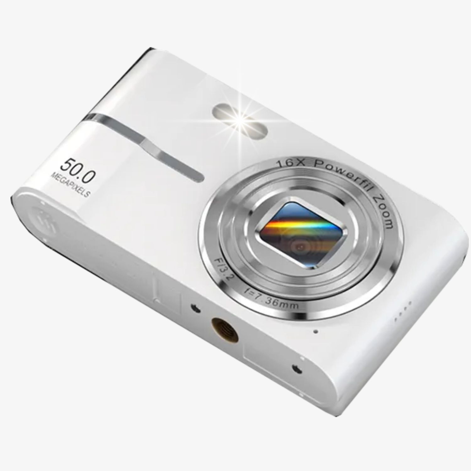 Appareil photo numérique HD compact 50&nbsp;Mpx 16X Zoom HD 1080p Appareil photo automatique 32&nbsp;Go, Caméra amusante pour filles Enfants