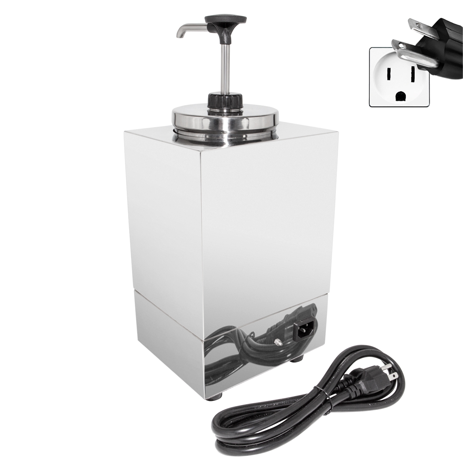 AP-313 Sauce Dispenser | 1-Head Sauce Warmer | Hot Fudge Warmer | 110V