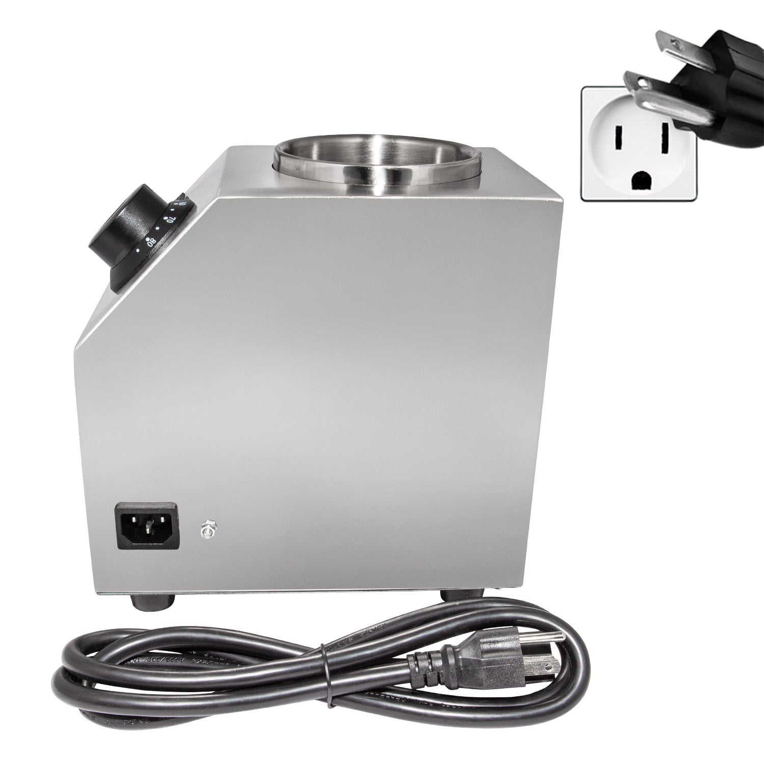 AP-310S Sauce Dispenser Commercial | Electric Sauce Heater | 1-Head Sauce Warmer | Stainless Steel | 110V