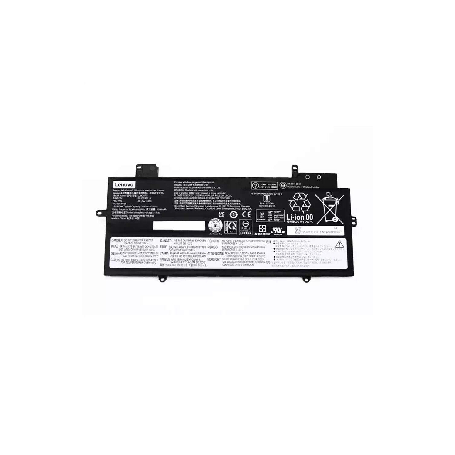 Nouvelle batterie d'origine Lenovo 5B10W13974 SB10T83218 5B10W13975 57WH