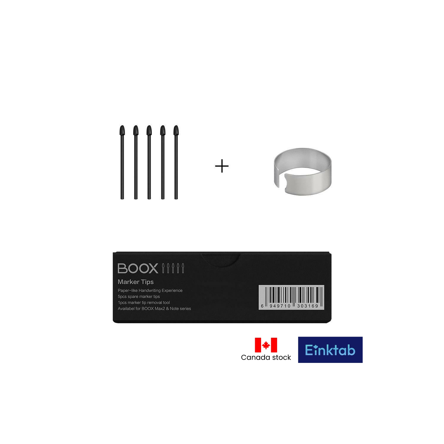 BOOX Go 10.3 Monochrome E-Ink Tablet + Original Magnetic Cover + Pen Tips Bundle