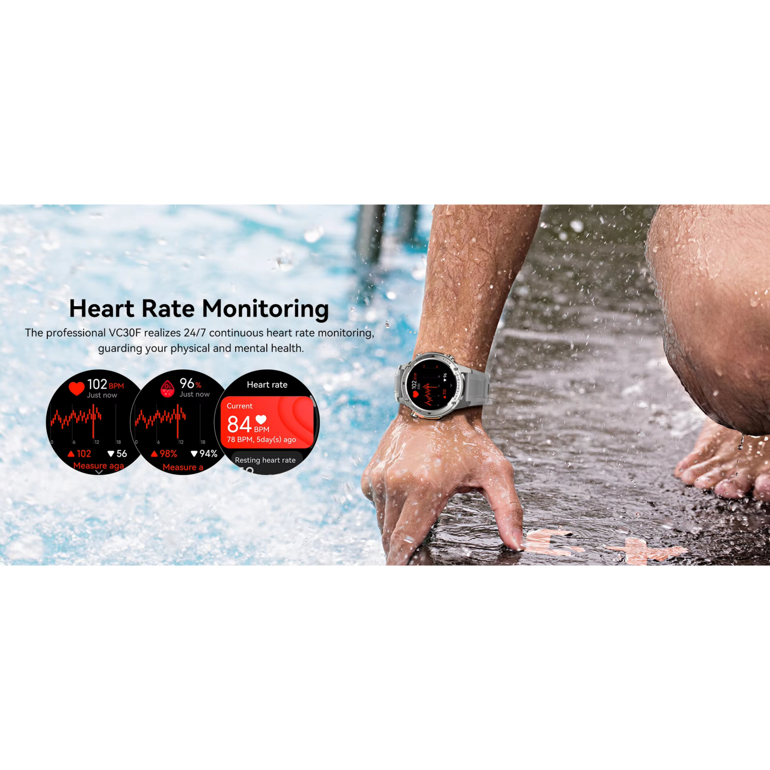 ISPEKTRUM Atlas GPS Smart Watch for Men 1.6" HD Display BT Call & Text Waterproof Sports Mode Pedometer Fitness Tracker smartwatch for Android iOS