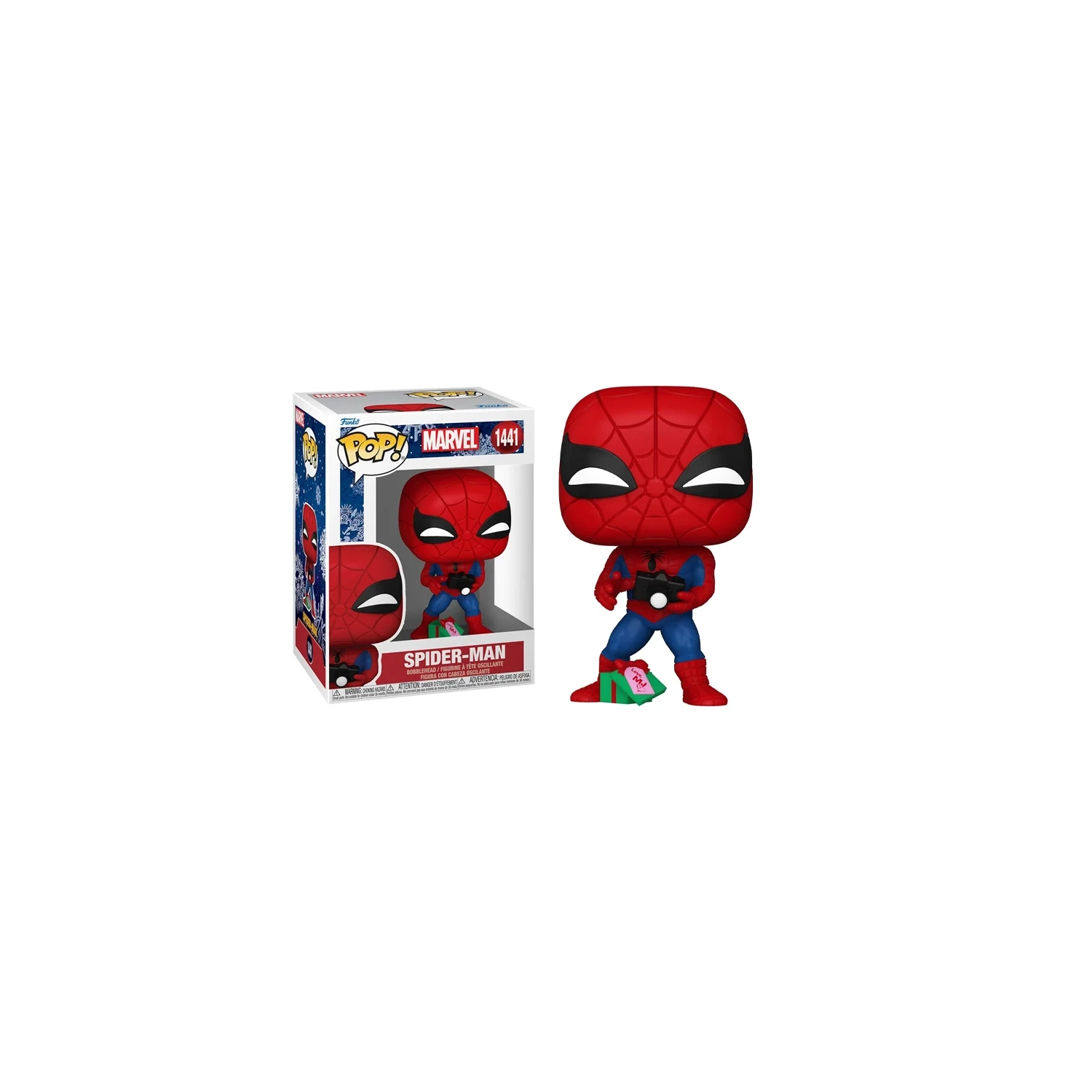 Funko Pop! Marvel Holiday Vinyl Bobble-Head Spider-Man #1441