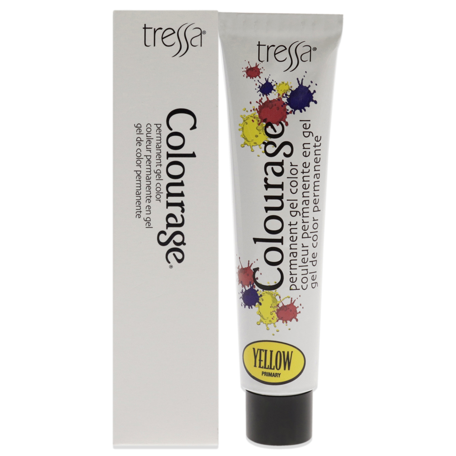 Colorant en gel permanent - Concentré jaune par Tressa unisexe - Colorant capillaire 2&nbsp;oz