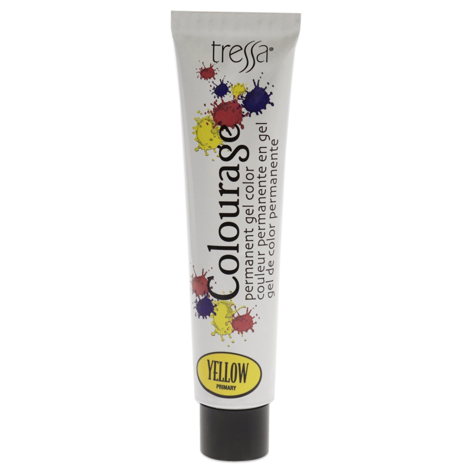 Colorant en gel permanent - Concentré jaune par Tressa unisexe - Colorant capillaire 2&nbsp;oz