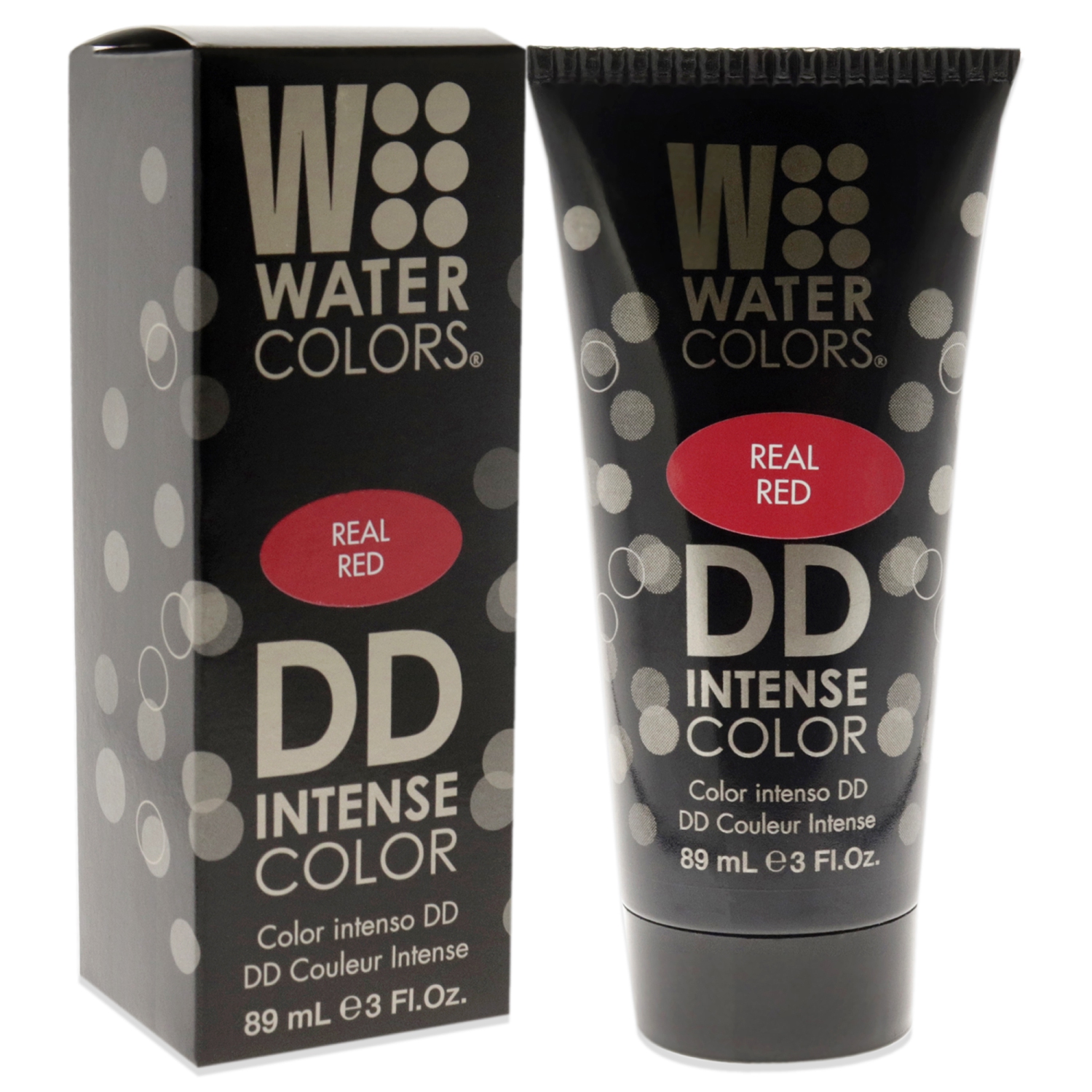 Watercolors DD Intense Color - Real Red by Tressa for Unisex - 3 oz Hair Color
