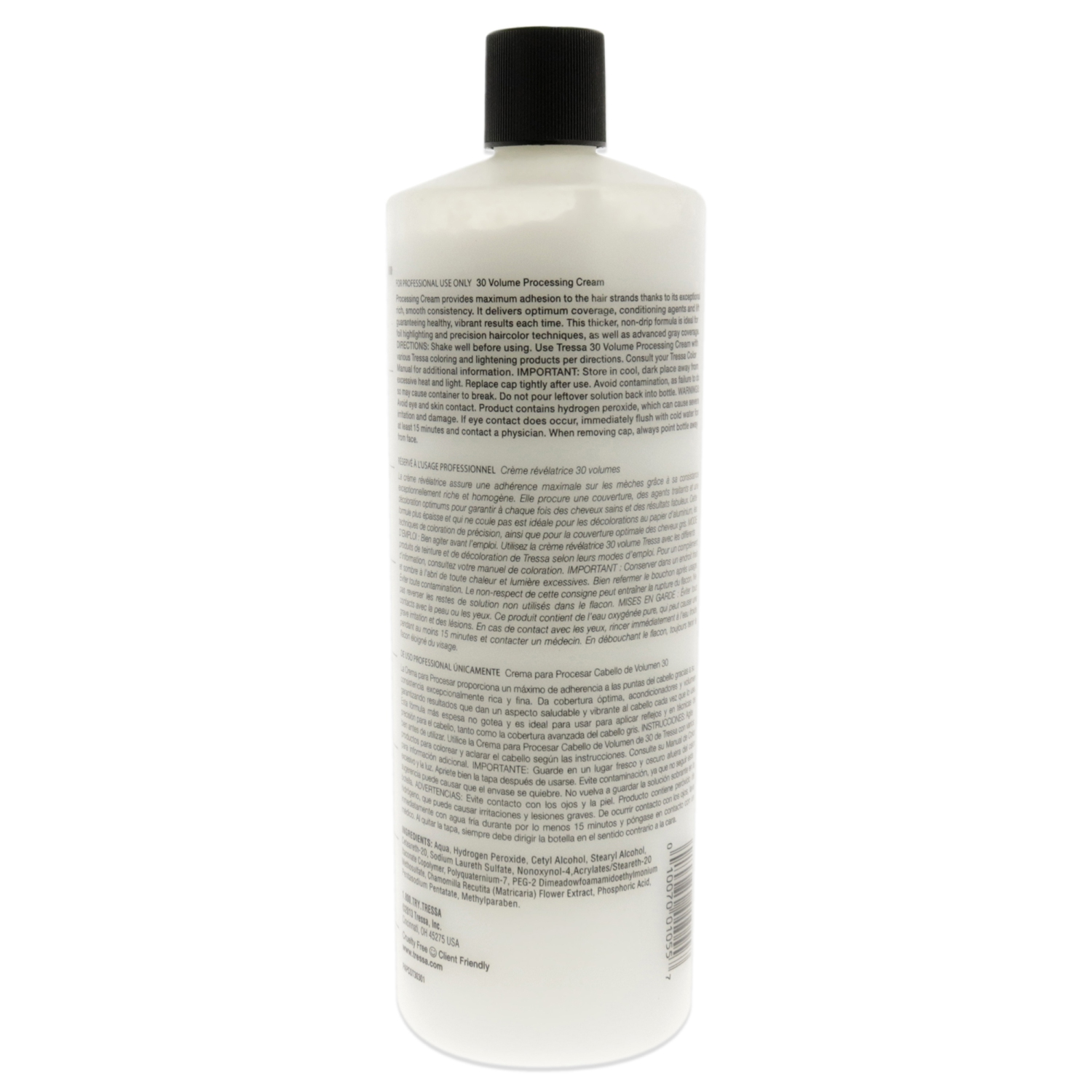 Développeur de crème de transformation - 30 Volume par Tressa pour Unisex - 32&nbsp;oz Lightener