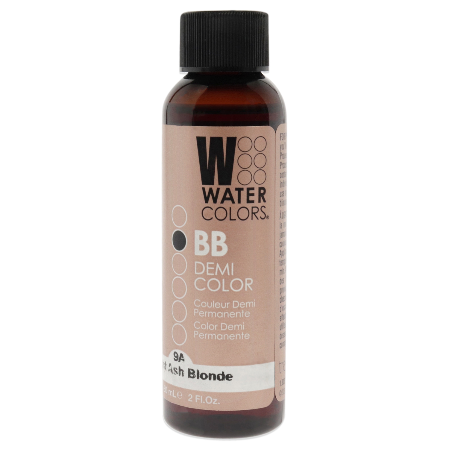 Colorant capillaire BB Demi-permanent - 9&nbsp;A blond cendré clair par Tressa pour unisexe - Colorant capillaire 2&nbsp;oz