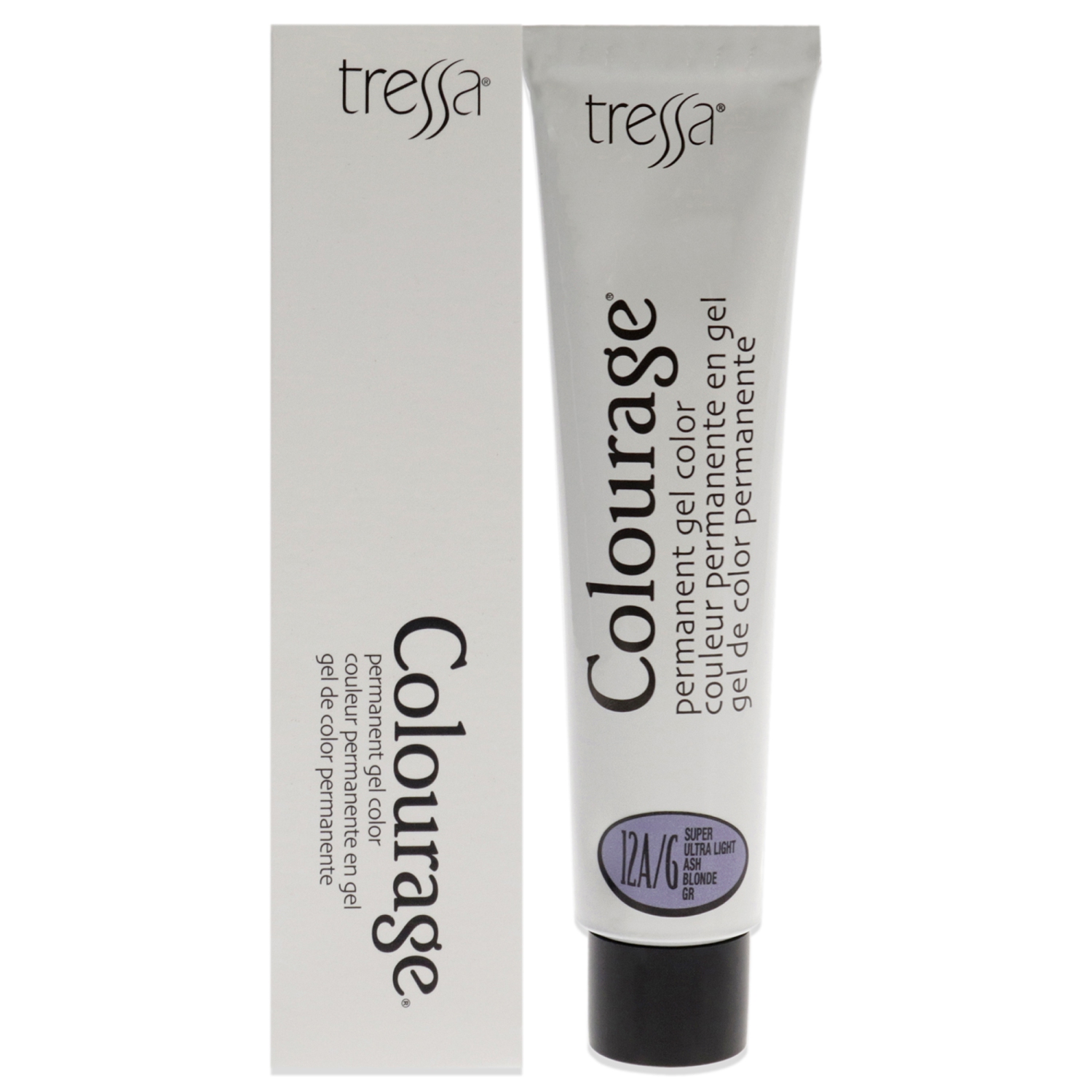 Colorant en gel permanent Colourage - 12AG blond en frêne ultraléger par Tressa pour unisexe - Colorant capillaire 2&nbsp;oz
