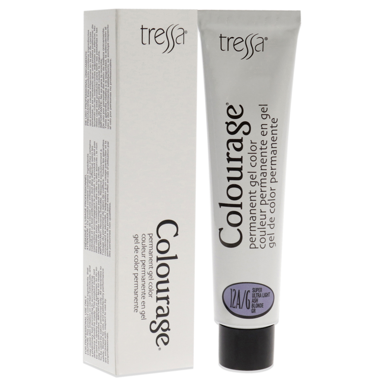 Colorant en gel permanent Colourage - 12AG blond en frêne ultraléger par Tressa pour unisexe - Colorant capillaire 2&nbsp;oz