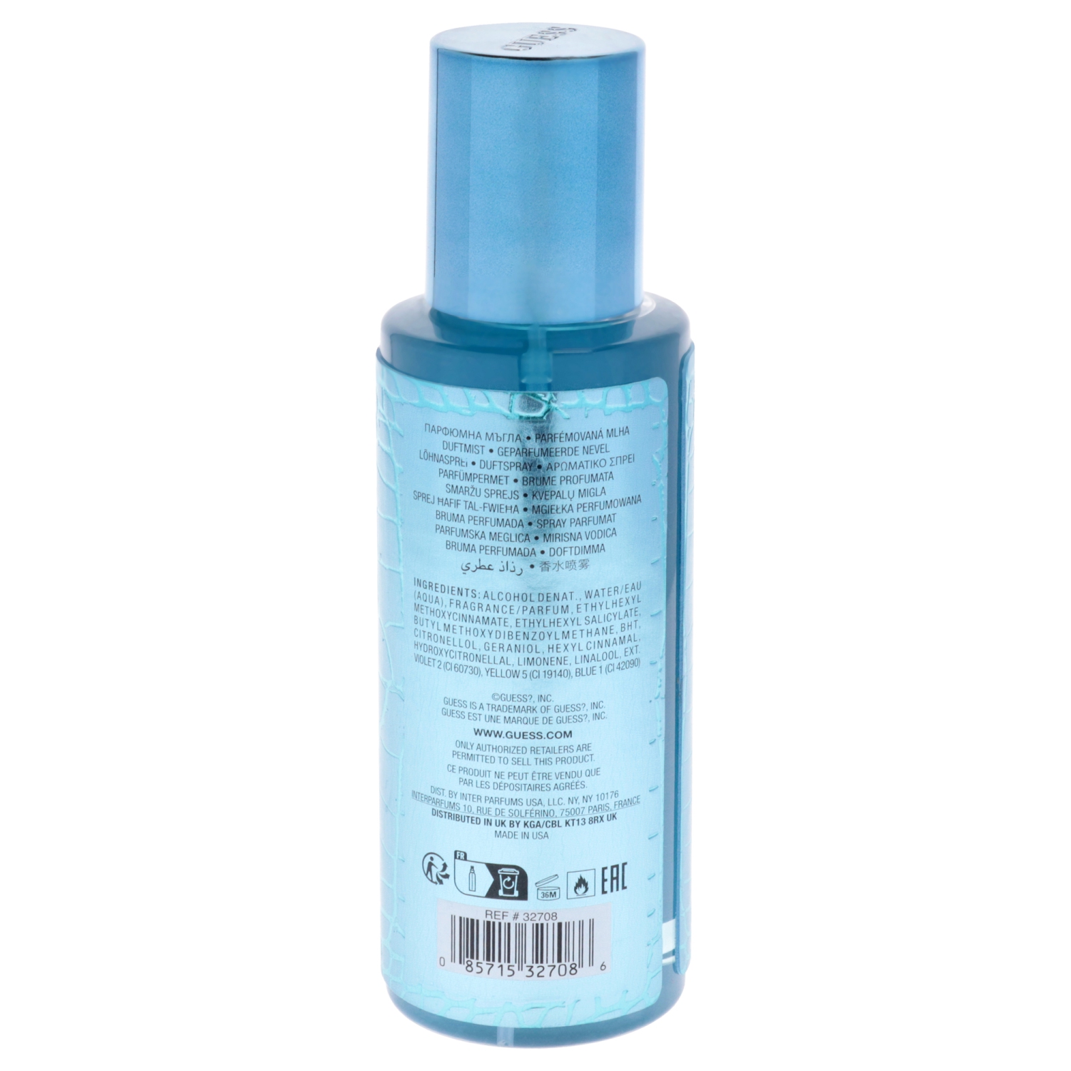 Sexy Skin Metallique - Martini par Guess pour Femme - 8,4&nbsp;oz Fragrance Mist