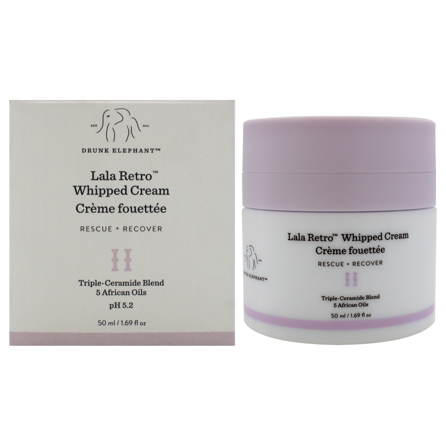 Lala Retro Whipped Cream par Drunk Elephant pour Femme - 1,69&nbsp;oz crème
