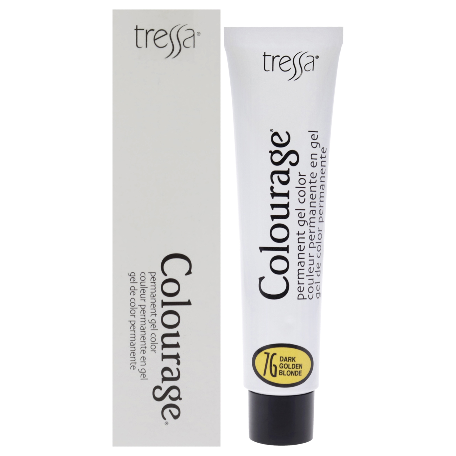 Colourage Permanent Gel Color - 7G Dark Golden Blonde by Tressa for Unisex - 2 oz Hair Color