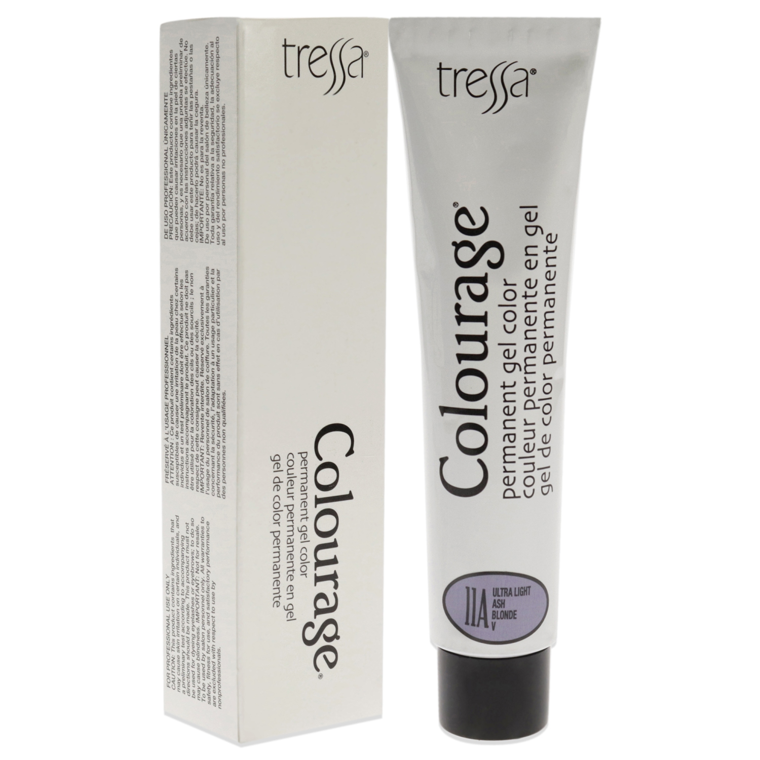 Colorant en gel permanent - 11&nbsp;A blond cendré ultra-clair par Tressa pour unisexe - Colorant capillaire 2&nbsp;oz