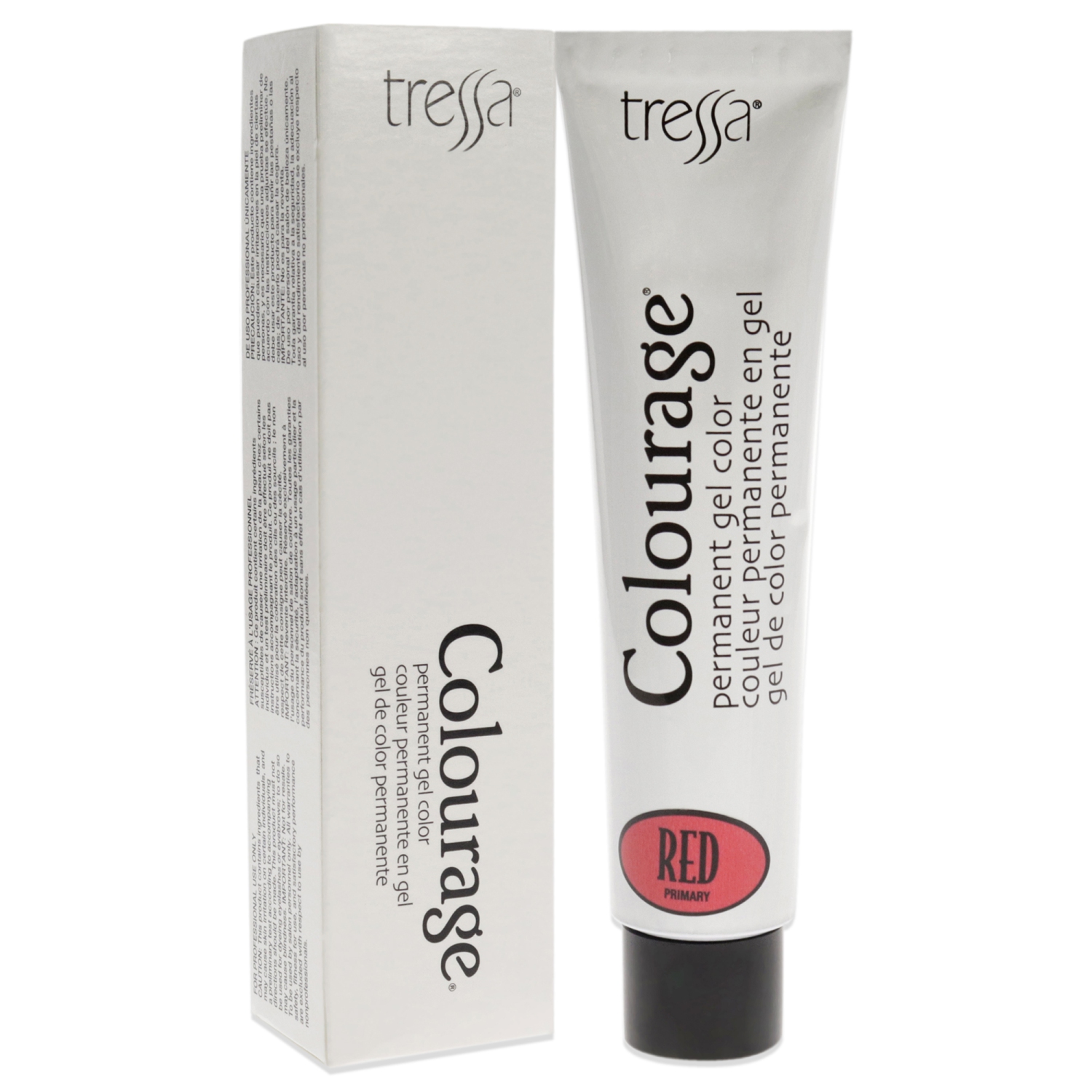 Colorant en gel permanent - Concentré rouge par Tressa unisexe - Colorant capillaire 2 oz