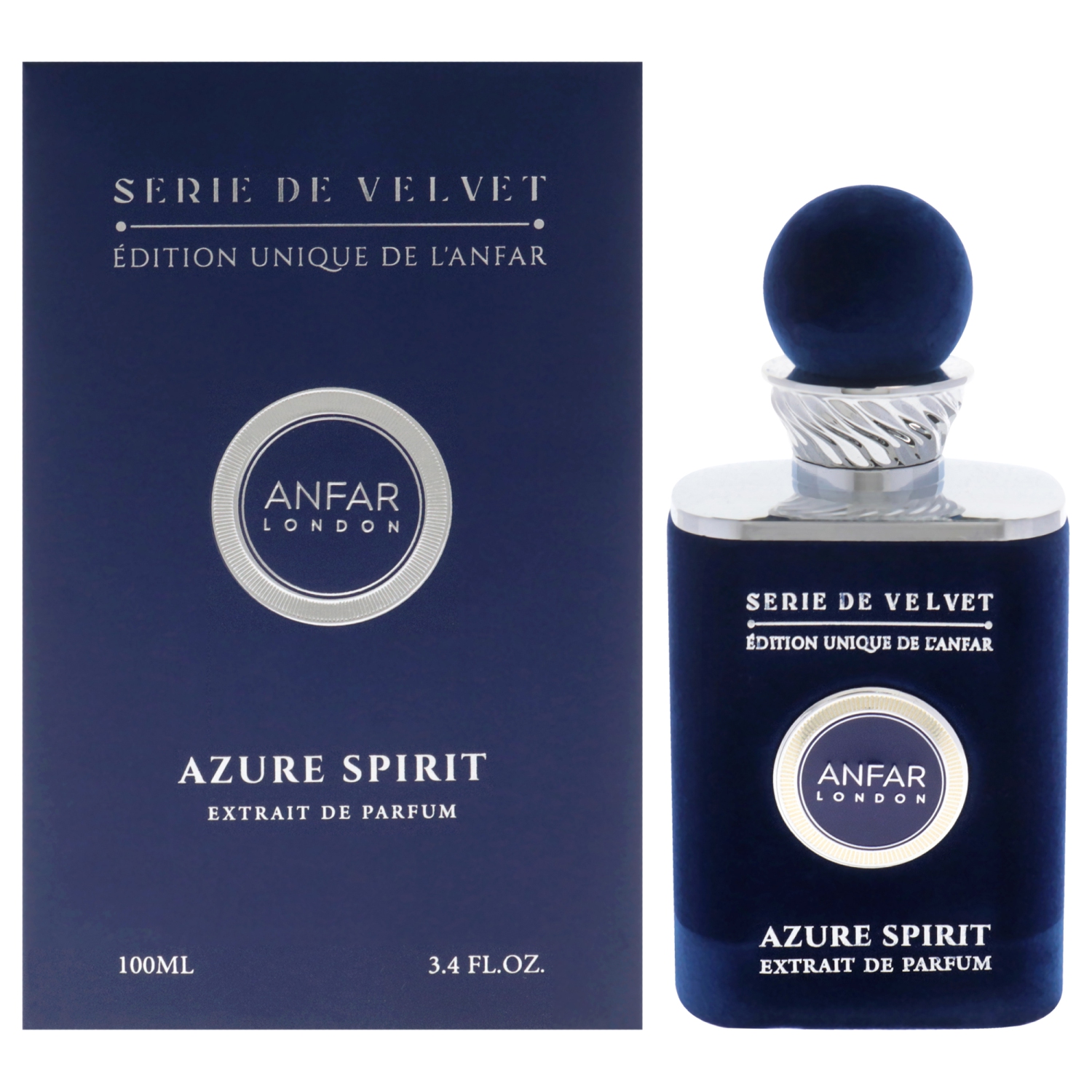 Anfar Londres - Azure Spirit by Anfar pour Homme - 3,4&nbsp;oz Extrait De Parfum Spray