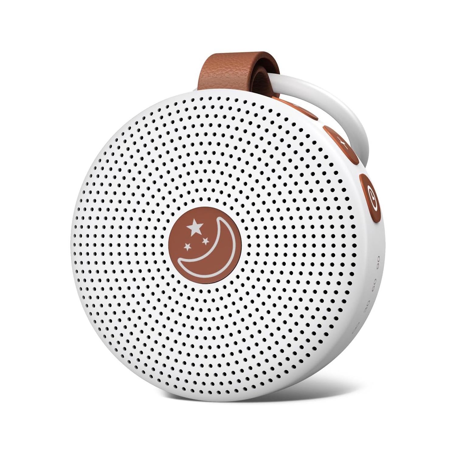 Machine à bruit blanc Brown Sound Machine pour dormir avec 30 sons 36 niveaux de volume pour les enfants Adultes, Blanc