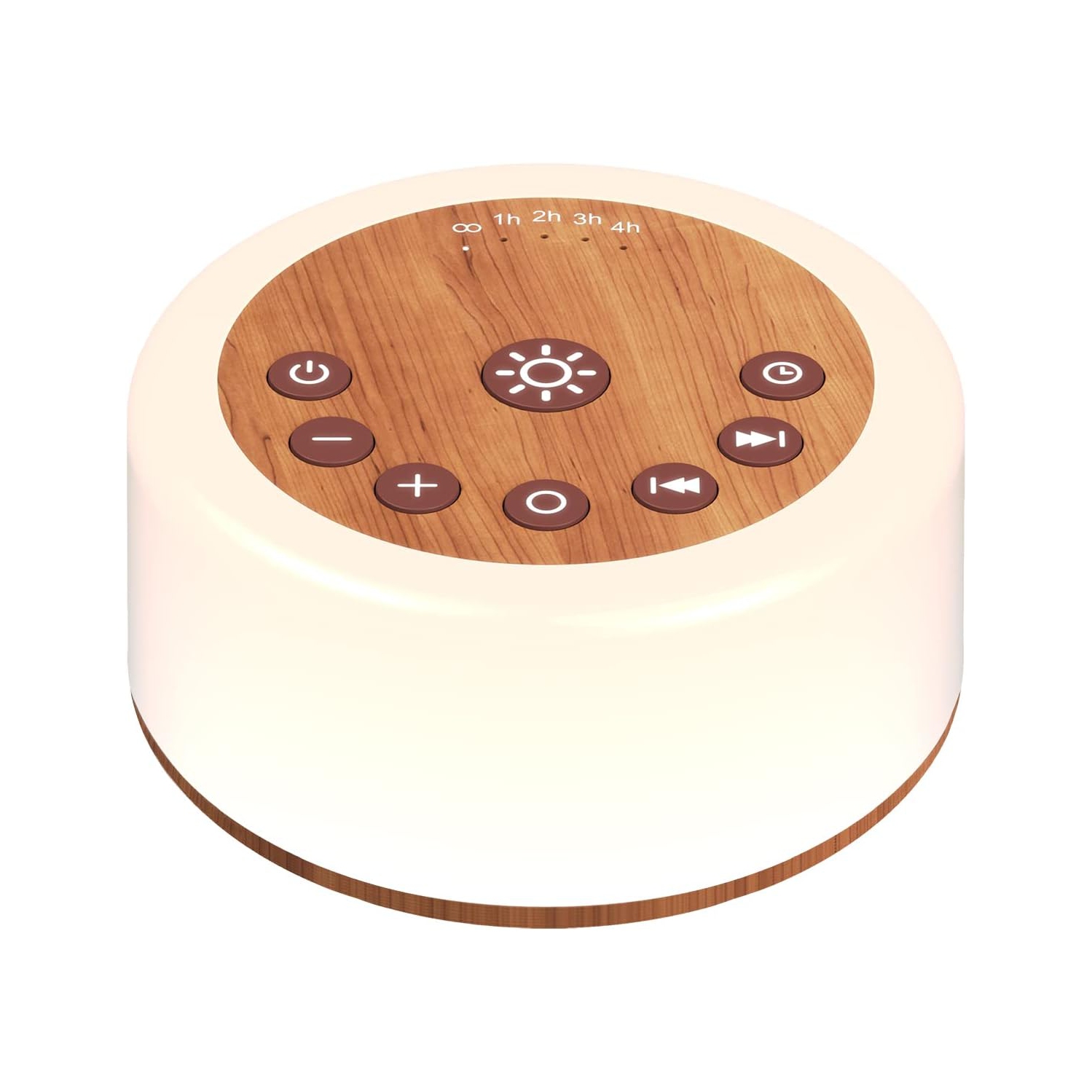 Machine à bruit blanc Noise Machine 12 couleurs Machine à bruit avec 30 sons apaisants Sleep Sound Machine pour les voyages à domicile et le bureau,