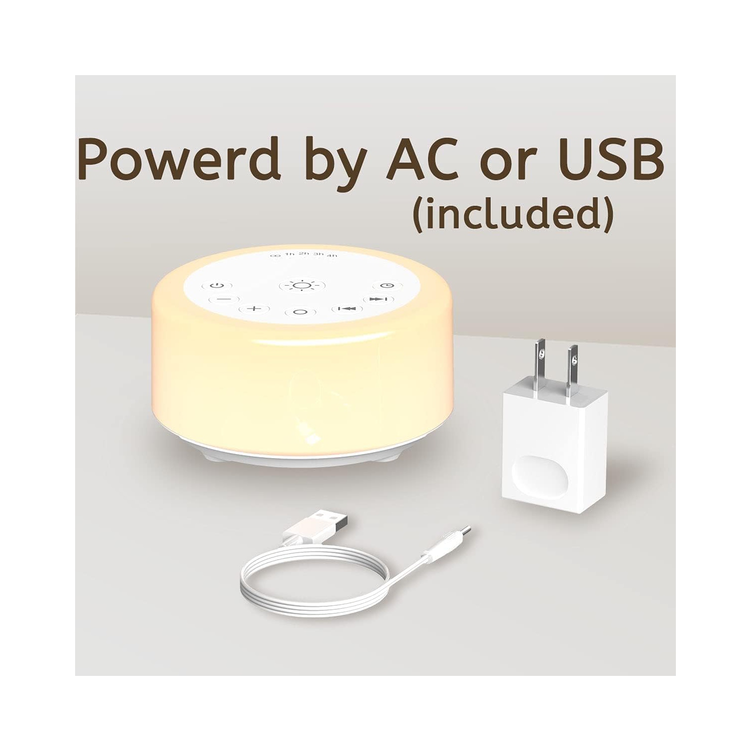 Noise Sound Machine Machine à bruit blanc 12 couleurs Machine à bruit avec 30 sons apaisants pour le sommeil et le voyage à domicile et le bureau,