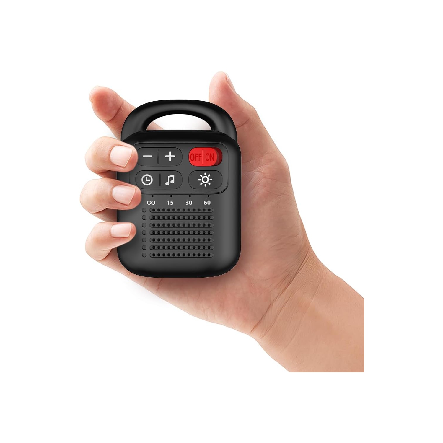 Noise Sound Machine Machine à bruit blanc 12 couleurs Machine à bruit avec 30 sons apaisants pour le sommeil Appareil sonore pour les voyages à