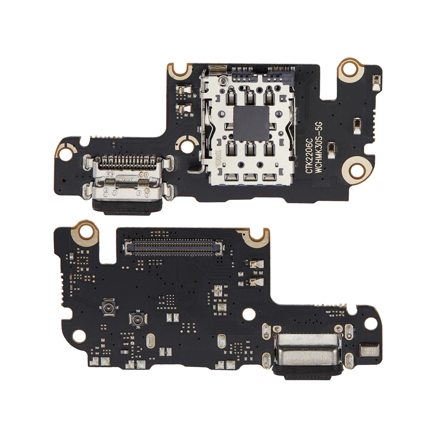 Replacement Charging Port Board W/Sim Card Reader Compatible With Xiaomi Redmi K30S / Mi 10T / Mi 10T Pro (Aftermarket)