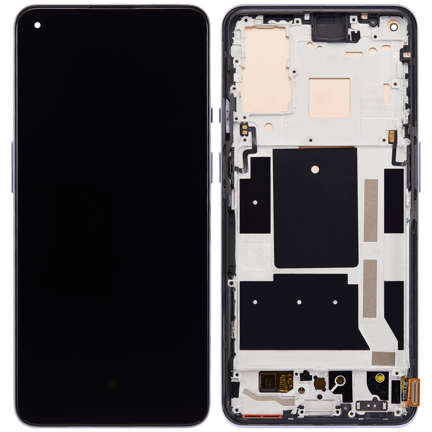 Replacement OLED Assembly With Frame Compatible With OnePlus 9 (International Version) (Aftermarket Plus) (Winter Mist)