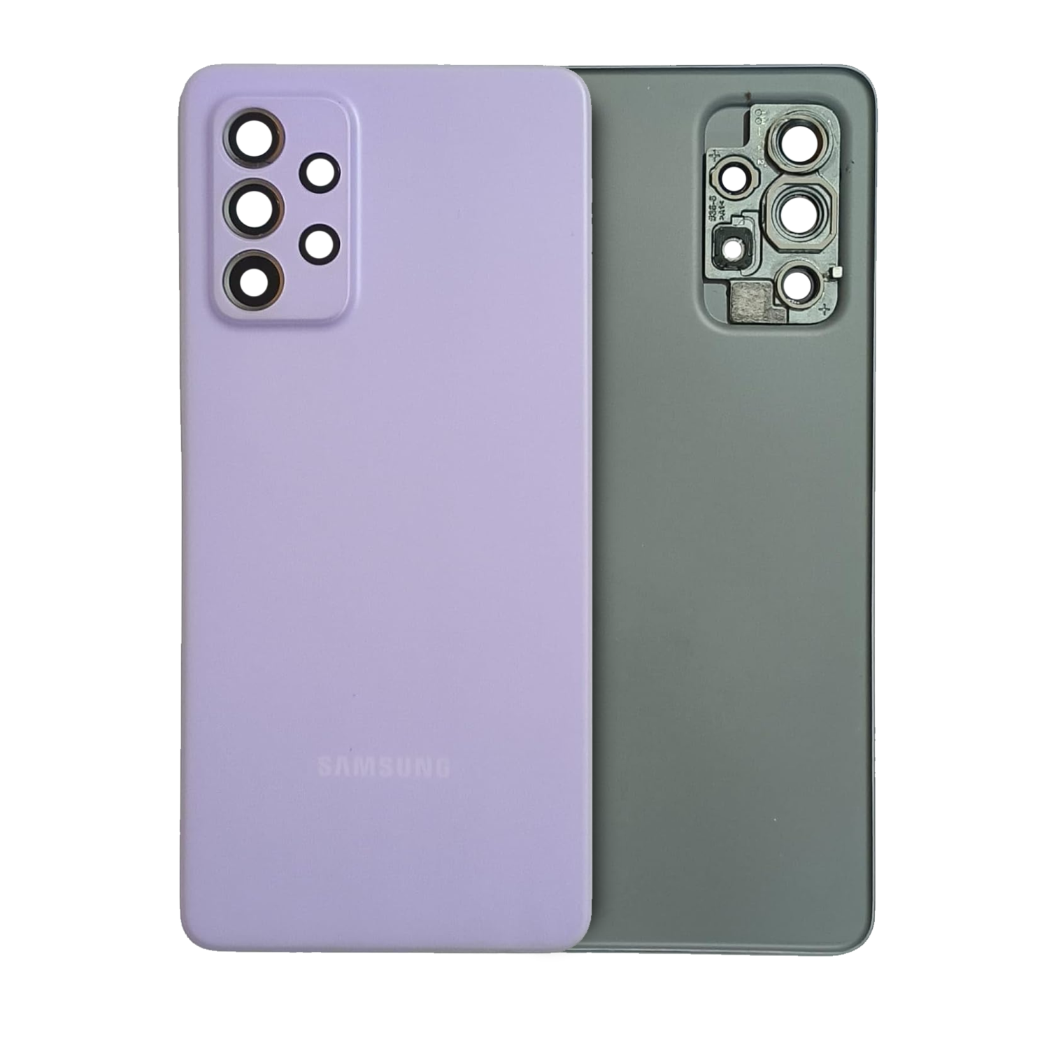 Replacement Back Cover Glass With Camera Lens Compatible With Samsung Galaxy A52 (Service Pack) (Awesome Violet)