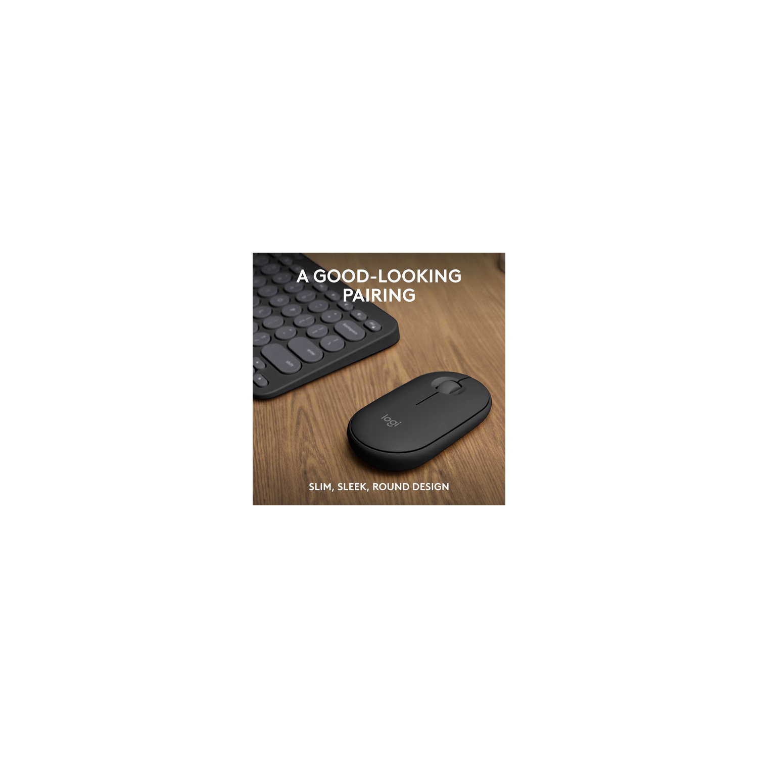 Brand New - Logitech Pebble 2 Bluetooth Optical Ergonomic Keyboard & Mouse Combo - Black